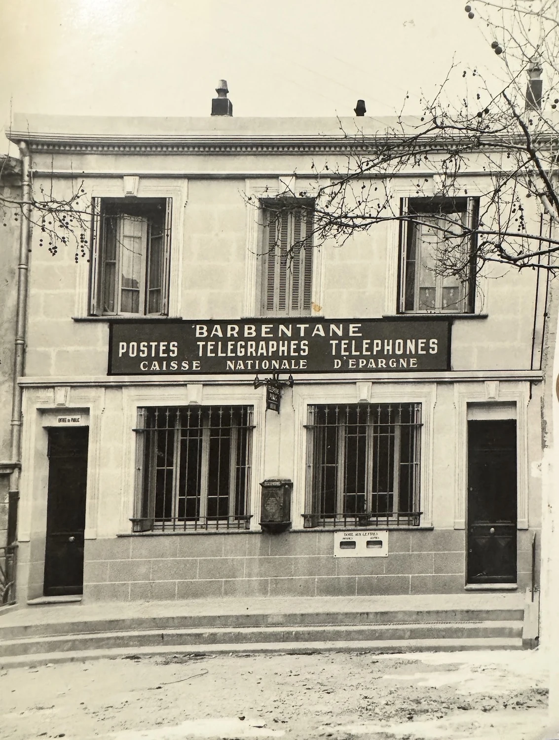 Ancienne poste de Barbentane, archive locale