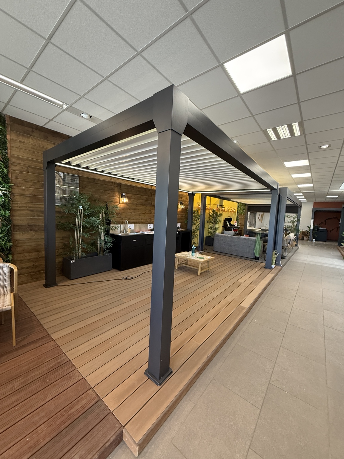 Pergola bioclimatique
